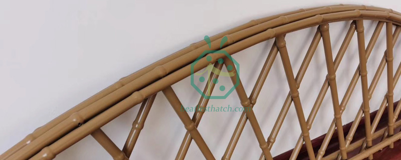 Curved Metal Bamboo Balcony Fence
