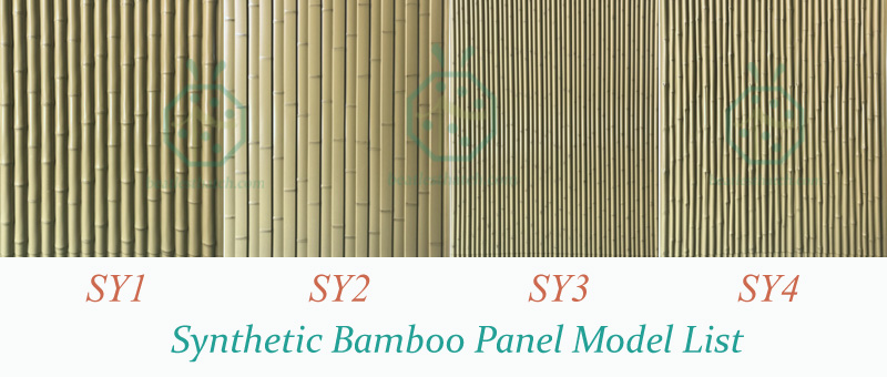 Product Series of Japanese Style Plastic Bamboo Screen Panels