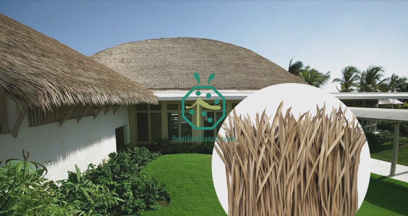 Artificial cottage thatch roof for traditional Irish house