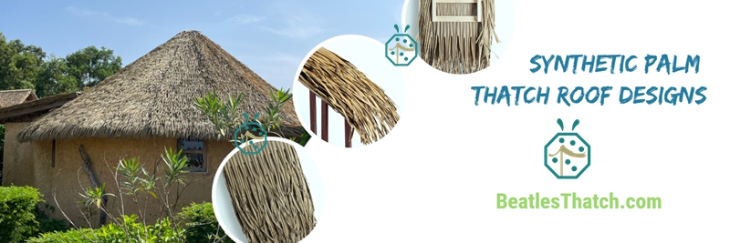 Philippines synthetic palm thatch roof