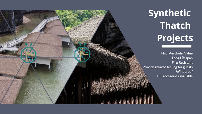 Benefits of using synthetic nipa roof