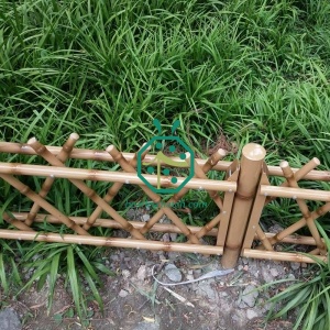 غير القابل للصدأ السياج الخيزران الصلب تستخدم لتزيين الحديقة