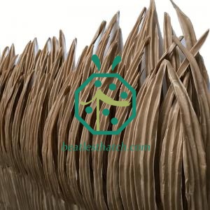 Thermal insulation synthetic thatch roof