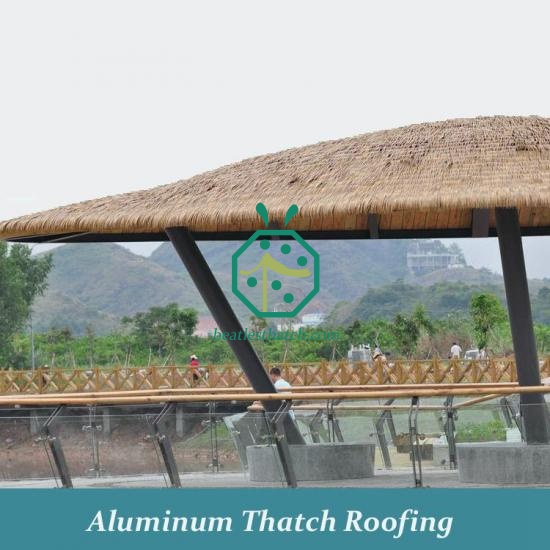 Park aluminum thatch roof