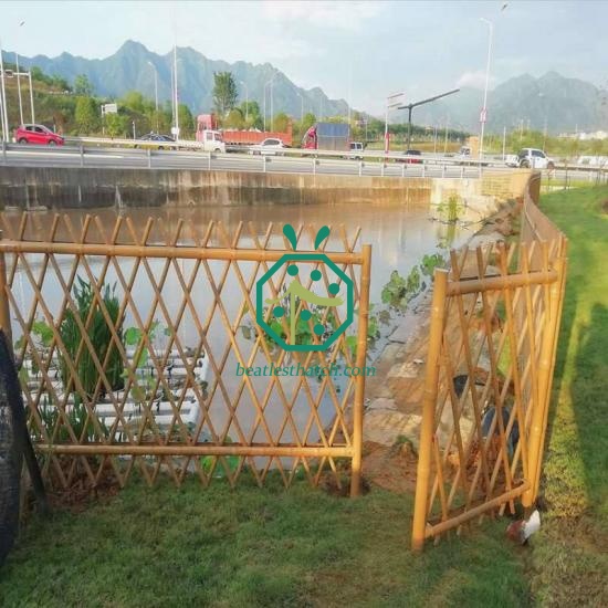Anti-corrosion Steel Bamboo Fencing