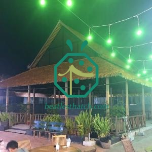Philippines Synthetic Thatch Roofing For Bahay Kubo