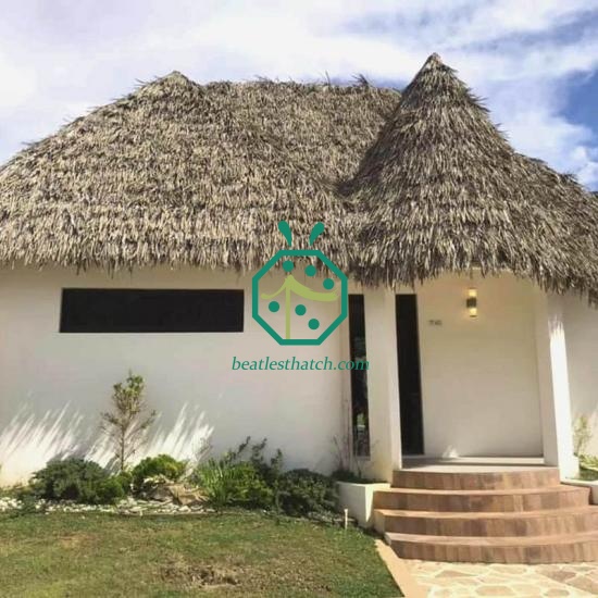 Durable UV-Proof Synthetic Thatch Roof For Pacific Countries