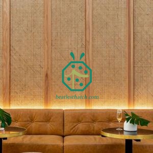 ألواح جدارية من قصب صناعي منسوج يمكنك صنعها بنفسك