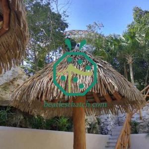 Garden Sitting Areas Artificial Palm Thatch Roof Rolls