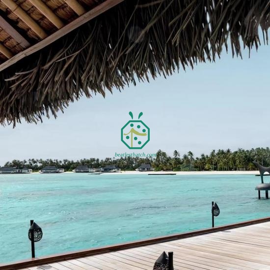 Tiki bar thatch panel