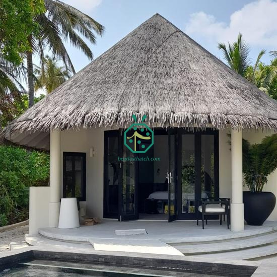 Resort Hotel Guestroom Fireproof Cadjan Thatch Roofing