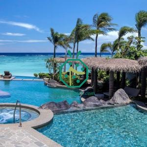 Synthetic Thatch Roofing For Tourist Place Log Hut Construction