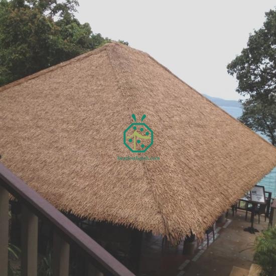 Fireproof Backyard Tiki Hut Thatched Roof