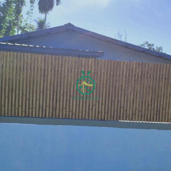 Artificial garden bamboo fence designs for landscape construction