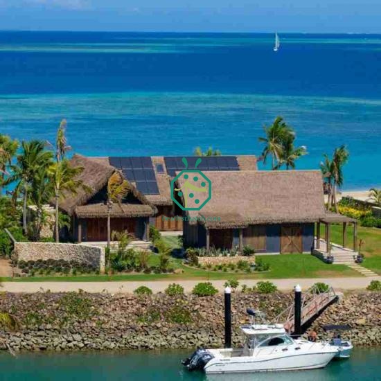 Antigua and Barbuda Synthetic Palm Thatch Roofing Panels