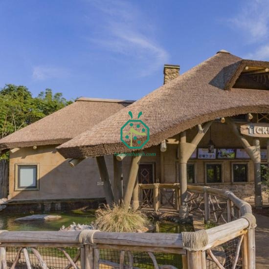 Synthetic reed thatch roof Chile