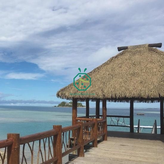 America tiki building artificial palm thatch roofing alternatives
