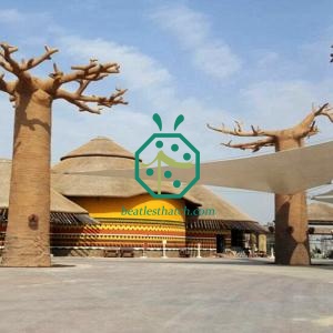 China Manufacturer of Synthetic Reed Thatch Roofing