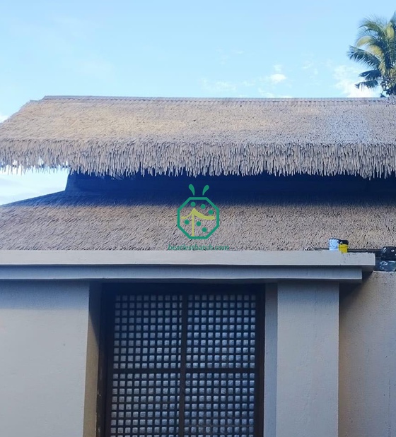 سقف من القش الصناعي Cogon لـ Nipa Hut في الفلبين